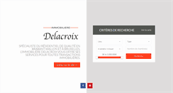 Desktop Screenshot of delacroix.be